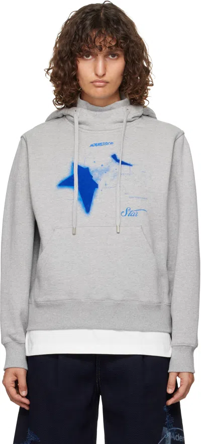 ADER ERROR GRAY PRODUCT. 35 HOODIE