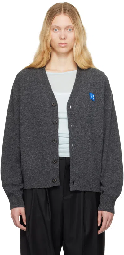 ADER ERROR GRAY SIG; BL TAG 01 CARDIGAN