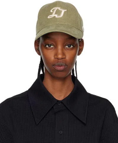 ADER ERROR KHAKI CURSIVE TRS CAP