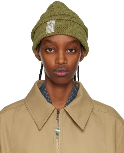 ADER ERROR KHAKI MONTBLANC BEANIE