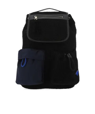 ADER ERROR ADER ERROR LOGO PATCH PANELLED BOUCLE BACKPACK