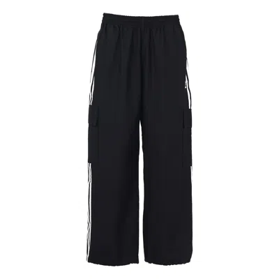 ADIDAS ORIGINALS adidas originals 3-Stripes Cargo Woven Breathable Running Sports Pants Black