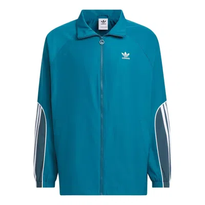 ADIDAS ORIGINALS adidas Originals 3-Stripes Coach Jacket Asia Sizing 'Blue'