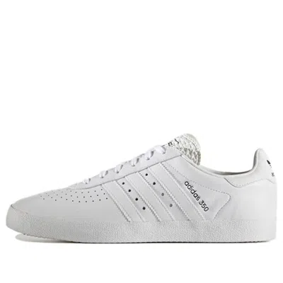 ADIDAS ORIGINALS ADIDAS ORIGINALS 350 WEAR-RESISTANT NON-SLIP MINIMALISTIC CASUAL SKATEBOARDING SHOES WHITE
