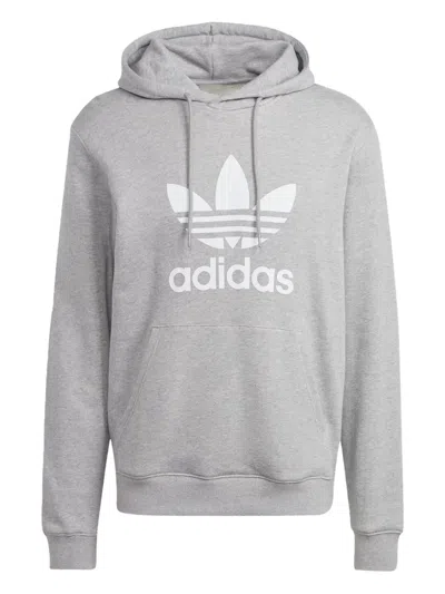 ADIDAS ORIGINALS ADICOLOR CLASSICS "MEDIUM GREY HEATHER" HOODIE