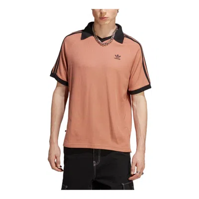 ADIDAS ORIGINALS adidas originals Adicolor Classics Waffle Polo Shirt 'Clay Strata'
