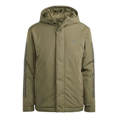 ADIDAS ORIGINALS adidas 3-Stripes Hooded Jackets 'Olive Green'