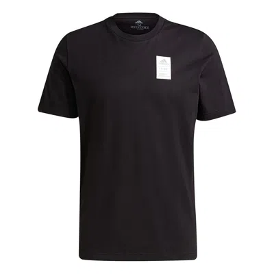 ADIDAS ORIGINALS adidas 3bar Logo Tee 2 Casual Sports Alphabet Printing Short Sleeve Black