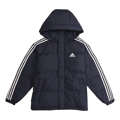 ADIDAS ORIGINALS adidas 3ST Puff Down Outdoor protection against cold Stay Warm hooded down Jacket Blue
