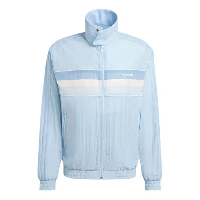 ADIDAS ORIGINALS adidas 80s Nylon Archive 3-Stripes Track Top 'Blue'