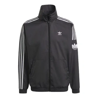 ADIDAS ORIGINALS adidas Adicolor 3D Trefoil 3-Stripes Track Jacket 'Black White'