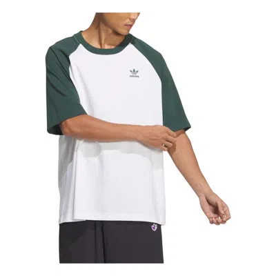 ADIDAS ORIGINALS adidas Adicolor Raglan T-Shirt 'White Green'