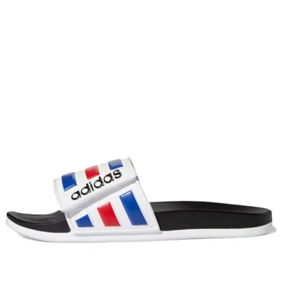 ADIDAS ORIGINALS adidas Adilette Comfort Adjustable Slide 'White Royal Scarlet'