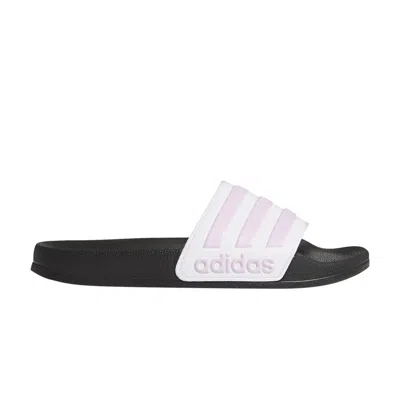 ADIDAS ORIGINALS ADIDAS ADILETTE SHOWER SLIDE J 'WHITE CLEAR LILAC' | KID'S SIZE 1