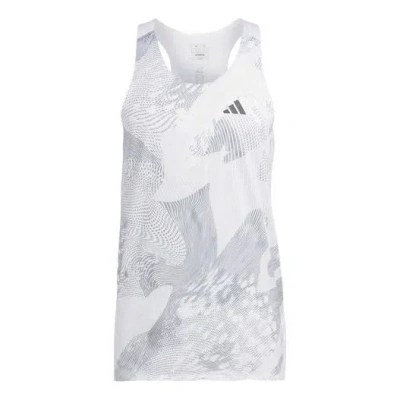 ADIDAS ORIGINALS adidas Adizero Singlet 'White Grey'