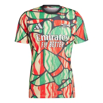 ADIDAS ORIGINALS adidas Arsenal Pre-Match Football Jersey Asia Sizing 'Green Red'
