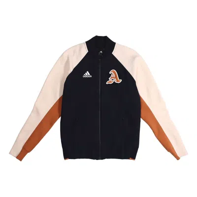 ADIDAS ORIGINALS adidas Athleisure Casual Sports Woven baseball uniform Jacket Navy Blue