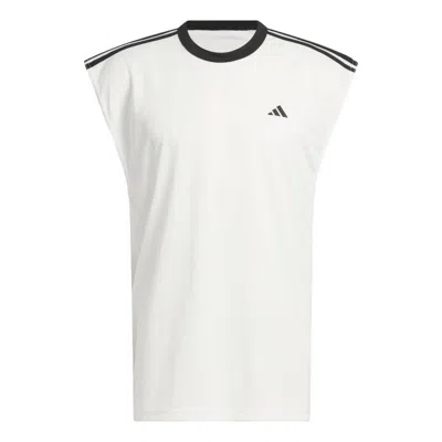ADIDAS ORIGINALS adidas Basketball All-World Sleeveless Tee Asia Sizing 'White Black'