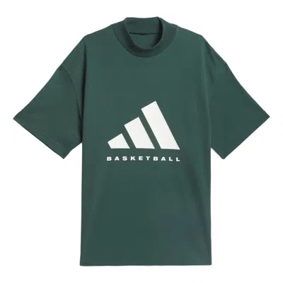 ADIDAS ORIGINALS adidas Basketball Logo Tee 'Mineral Green'