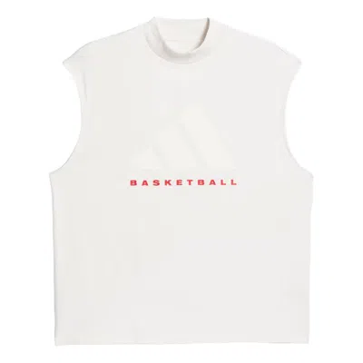 ADIDAS ORIGINALS adidas Basketball Sleeveless T-shirt 'White Red'