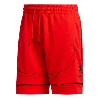 ADIDAS ORIGINALS adidas Basketball Sports Shorts Pink Red