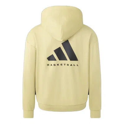 ADIDAS ORIGINALS adidas Basketball Sueded Hoodie 'Halo Gold'