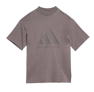 ADIDAS ORIGINALS adidas Basketball T-Shirt Asia Sizing 'Brown'