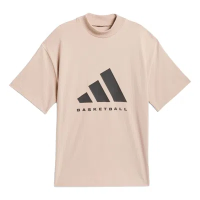 ADIDAS ORIGINALS adidas Basketball T-Shirt 'Beige Black'