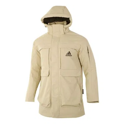 ADIDAS ORIGINALS adidas Big Pocket Pk Stay Warm mid-length Cargo Down Jacket Khaki