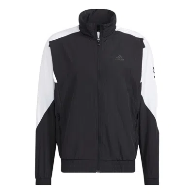 ADIDAS ORIGINALS adidas Brandlove Woven Block Jacket 'Black White'
