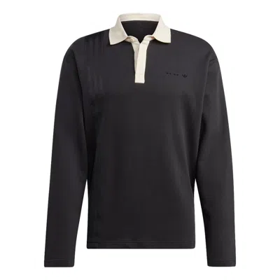 ADIDAS ORIGINALS adidas Camisa Manga Longa Rugby Rifta Metro Polo Shirts 'Black'