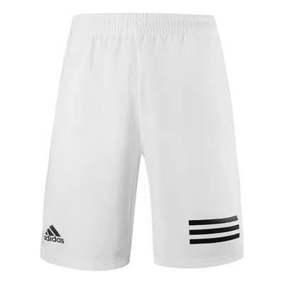 ADIDAS ORIGINALS adidas Casual Stripe Solid Color Sports Shorts White
