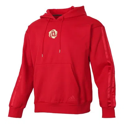 ADIDAS ORIGINALS adidas Cny Rose Sweat Printing Sports Pullover Red