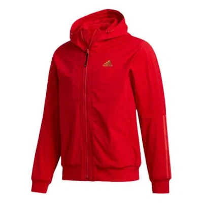 ADIDAS ORIGINALS adidas CNY TT Casual Sports Hooded Jacket Red