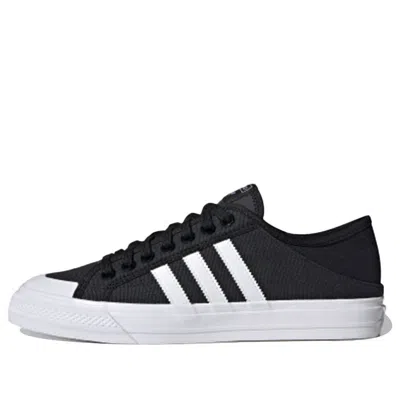 ADIDAS ORIGINALS adidas Collapsible Nizza Low 'Black White'