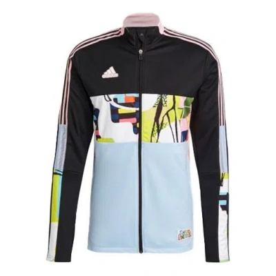 ADIDAS ORIGINALS adidas Colorblock Soccer/Football Sports Jacket Black