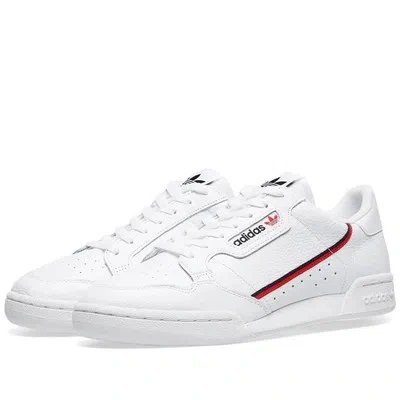 ADIDAS ORIGINALS ADIDAS CONTINENTAL 80 WHITE, SCARLET & COLLEGIATE MARINE