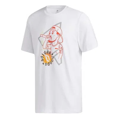 ADIDAS ORIGINALS adidas Dame Social Short Sleeve T-Shirts 'White'