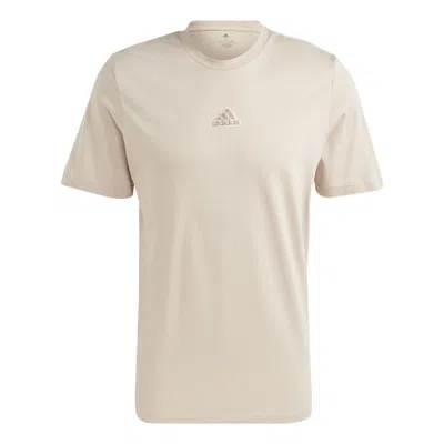 ADIDAS ORIGINALS adidas Elevated Pile Embroidery Logo T-Shirts 'White'