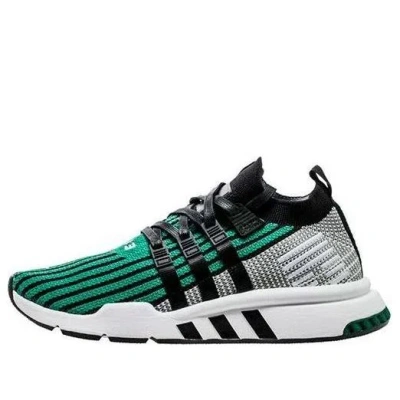 ADIDAS ORIGINALS adidas EQT Support Mid ADV Primeknit 'Black Sub Green'