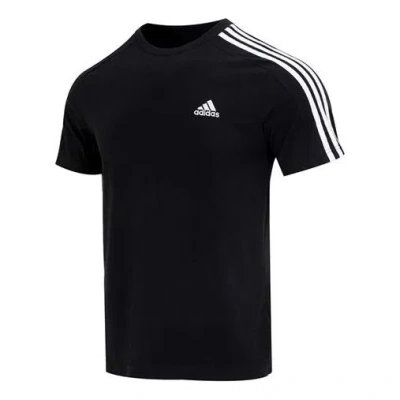 ADIDAS ORIGINALS adidas Essentials Single Jersey 3-Stripes T-shirt 'Black'