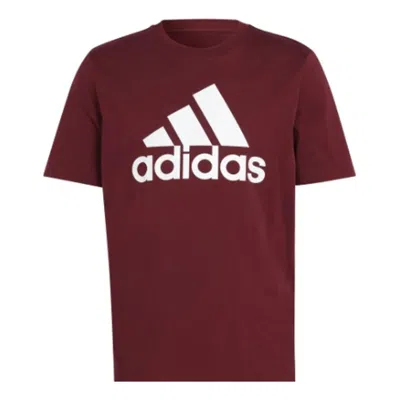 ADIDAS ORIGINALS adidas Essentials Single Jersey Big Logo T-Shirt 'Burgundy'
