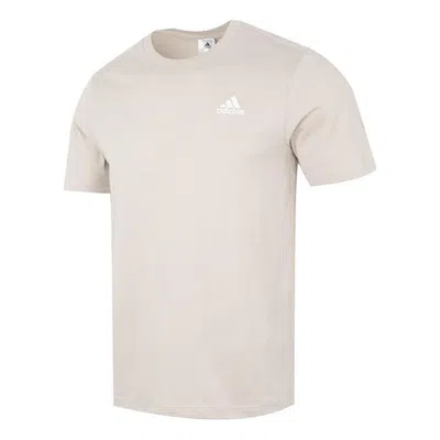 ADIDAS ORIGINALS adidas Essentials Single Jersey Embroidered Small Logo T-shirt 'Wonder Taupe'