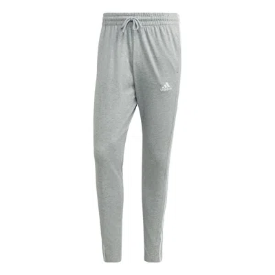 ADIDAS ORIGINALS adidas Essentials Single Jersey Tapered Open Hem 3-Stripes Pants 'Grey'