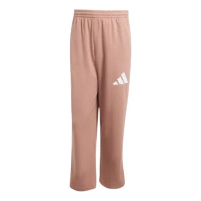 ADIDAS ORIGINALS adidas Essentials Wide Leg 3 Bar Logo Pants 'Pink'