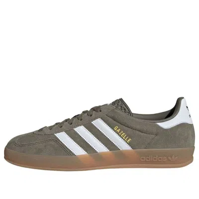 ADIDAS ORIGINALS adidas Gazelle Indoor 'Olive Strata Cloud White'