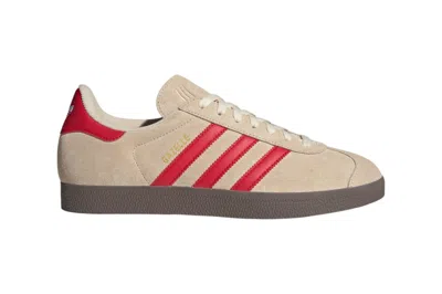 ADIDAS ORIGINALS ADIDAS GAZELLE SAND STRATA BETTER SCARLET CLOUD WHITE