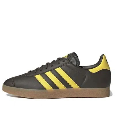 ADIDAS ORIGINALS adidas Gazelle Shoes 'Shadow Olive Impact Yellow'