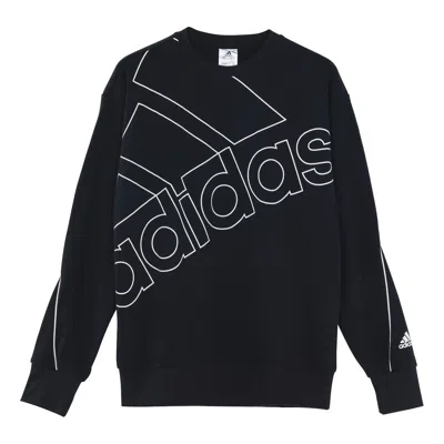 ADIDAS ORIGINALS adidas Giant Logo Sweatshirt (Gender Natural) Men's Black