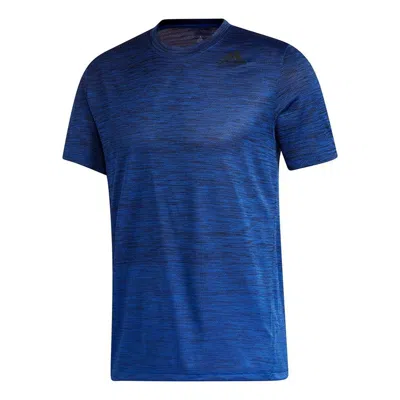 ADIDAS ORIGINALS adidas Gradient Tee Sports Crew-neck Short Sleeve Blue